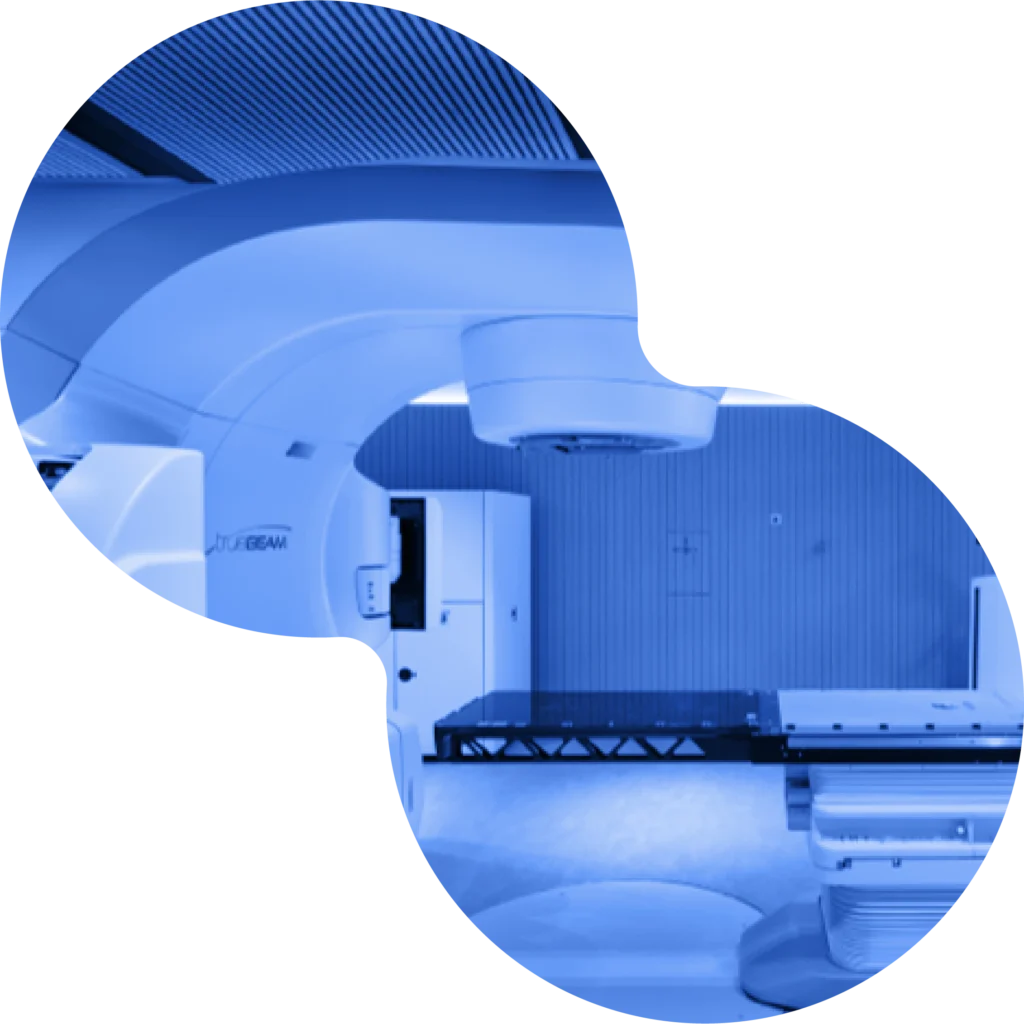 Sala de radioterapia con acelerador lineal TrueBeam