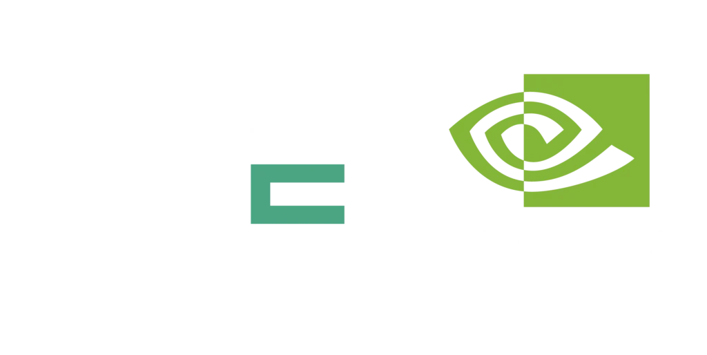 Logos de Hewlett Packard Enterprise y NVIDIA